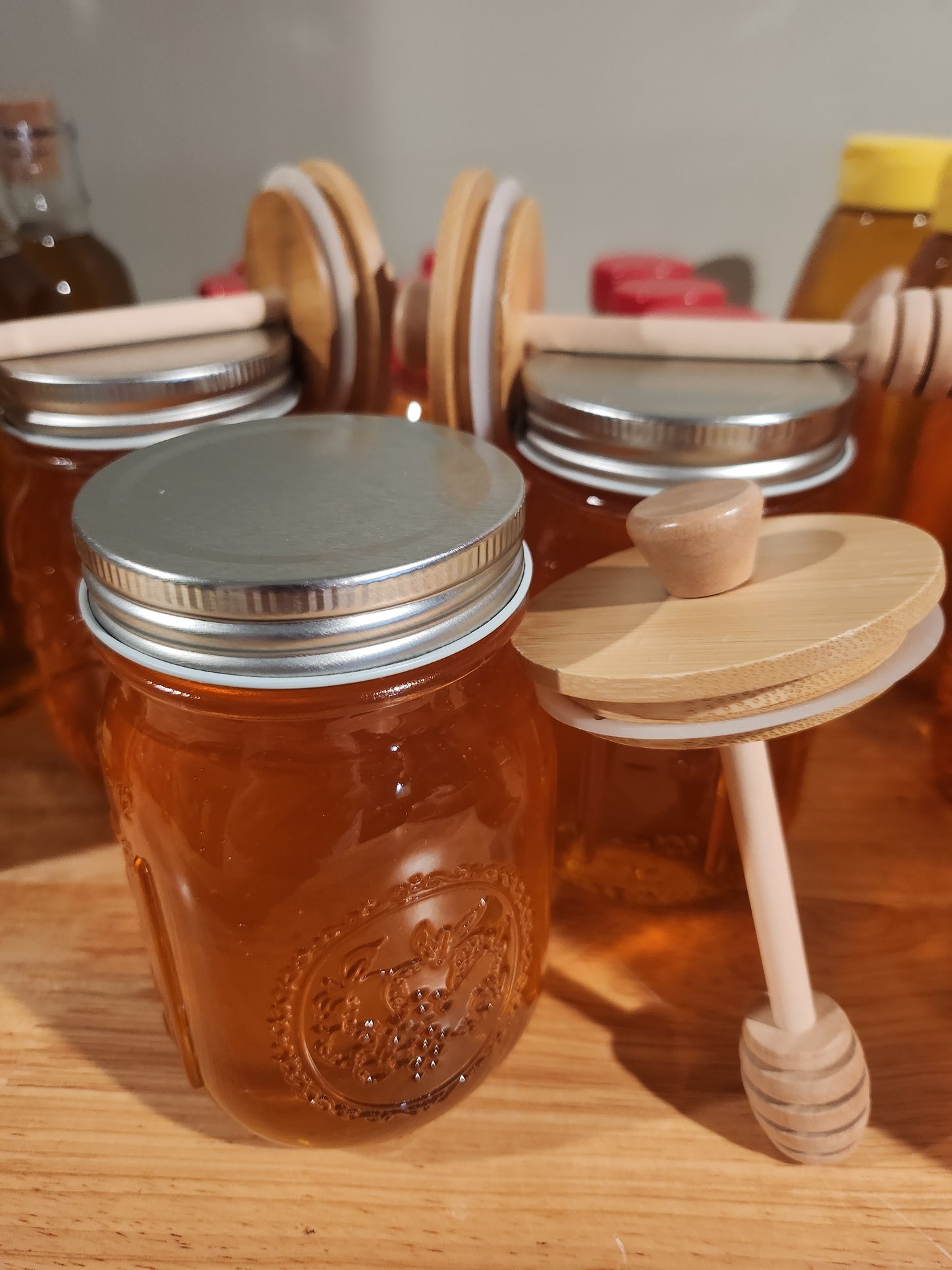 Mason Jar with dipper